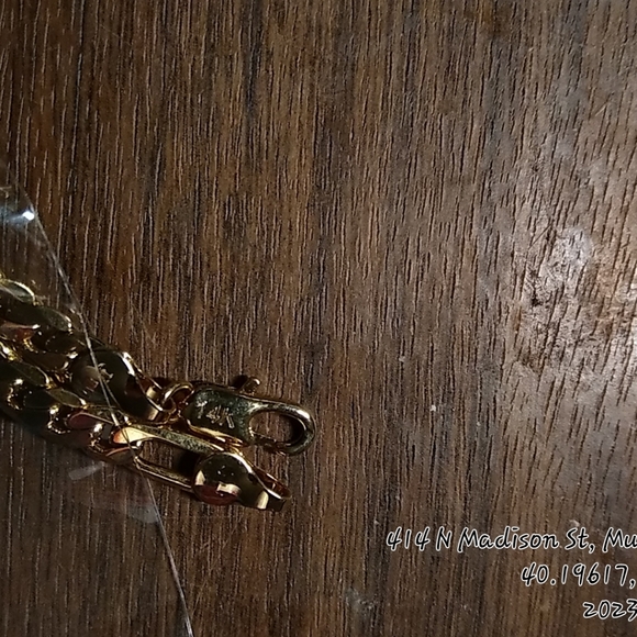 14k over 925 silver neclace - Picture 3 of 6